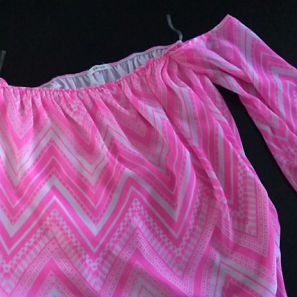 Entro hot pink shirt size large